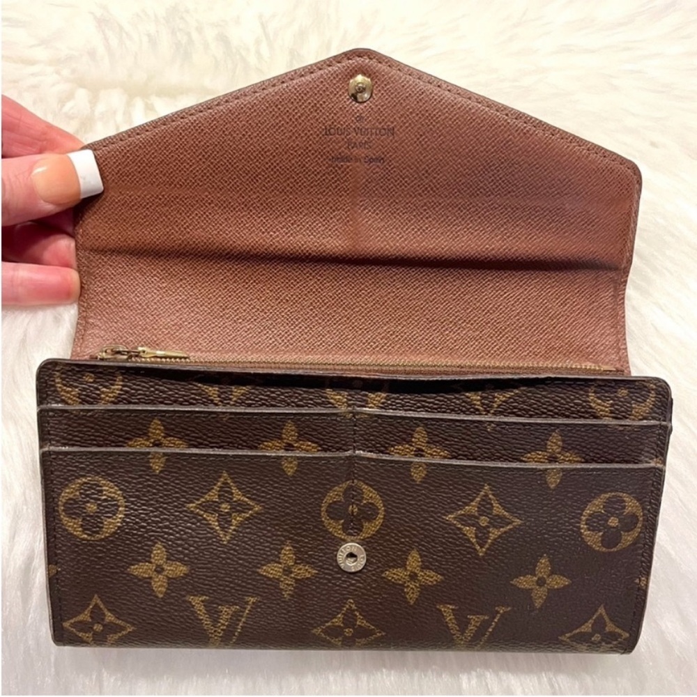 Authentic Louis Vuitton Portefeuille Sarah Long Wallet - Picture 6 of 12